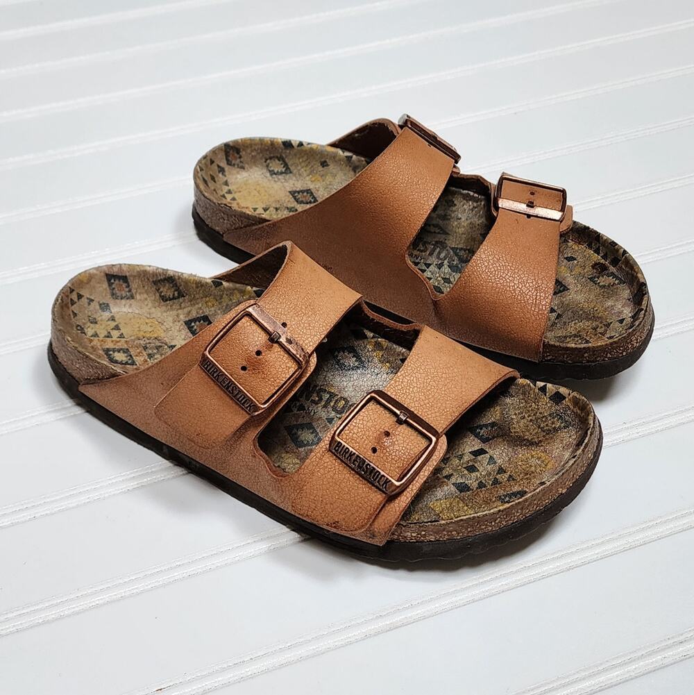 Birkenstock Unisex Adult Arizona Sandals Size 6 Men's/8Women's Tan